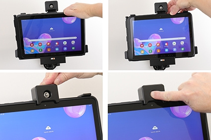 Brodit Hållare med nyckel-lås, Samsung Galaxy Tab Active Pro T540/T545/T547/T547U 