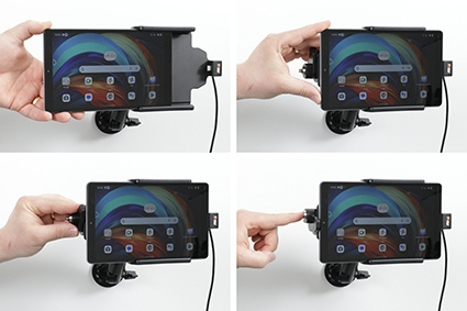 Brodit Hållare med nyckel-lås, Lenovo Tab M8 4th Gen 