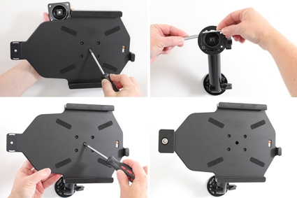 Brodit Hållare med nyckel-lås, Samsung Galaxy Tab A7 10.4 (2020) SM-T500/SM-T505 