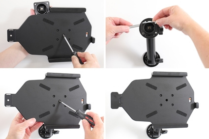 Brodit Hållare med fjäder-lås, Samsung Galaxy Tab A7 10.4 (2020) SM-T500/SM-T505 