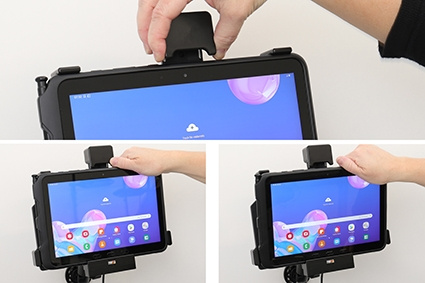 Brodit Hållare med fjäder-lås, Samsung Galaxy Tab Active Pro T540/T545/T547/T547U 