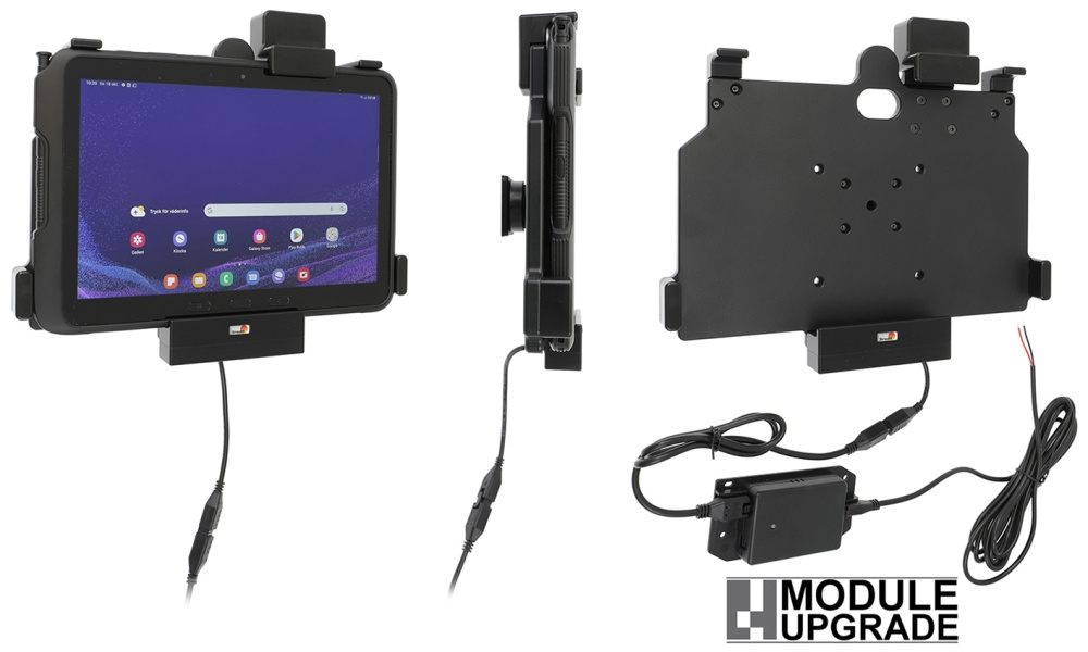 Brodit Hållare med fjäder-lås, Samsung Galaxy Tab Active 4 Pro SM-T630/SM-T636 