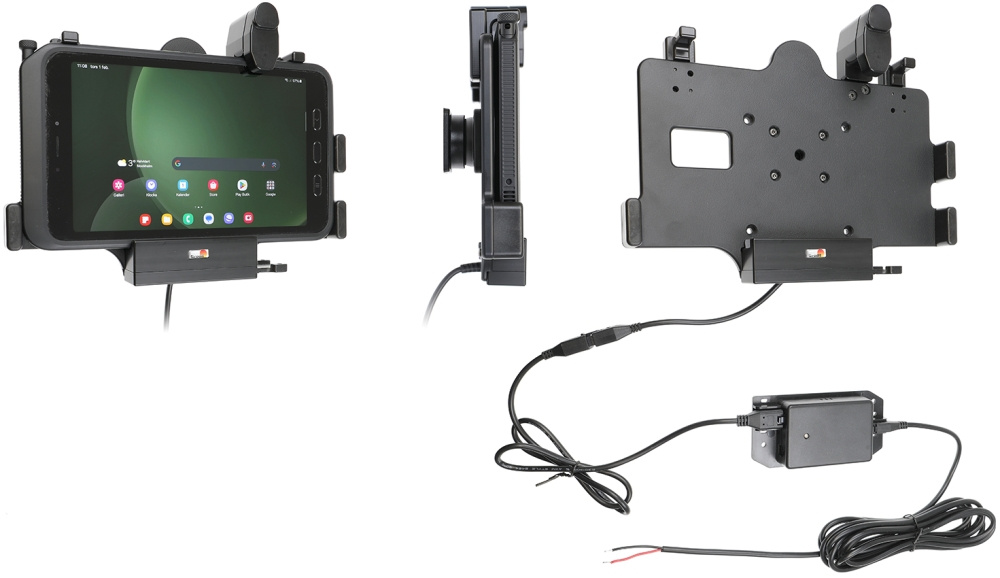 Brodit Hållare med fjäder-lås, Samsung Galaxy Tab Active 3 SM-T570/SM-T575/5 SM-X300/SM-X306B