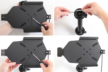 Brodit Hållare med fjäder-lås, Samsung Galaxy Tab A7 10.4 (2020) SM-T500/SM-T505 