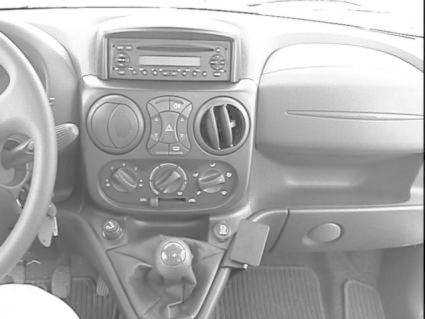 ProClip Monteringsbygel Fiat Doblo 01-09, Vinklad