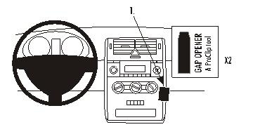 Brodit ProClip, Mercedes Benz A-Class 05-12
