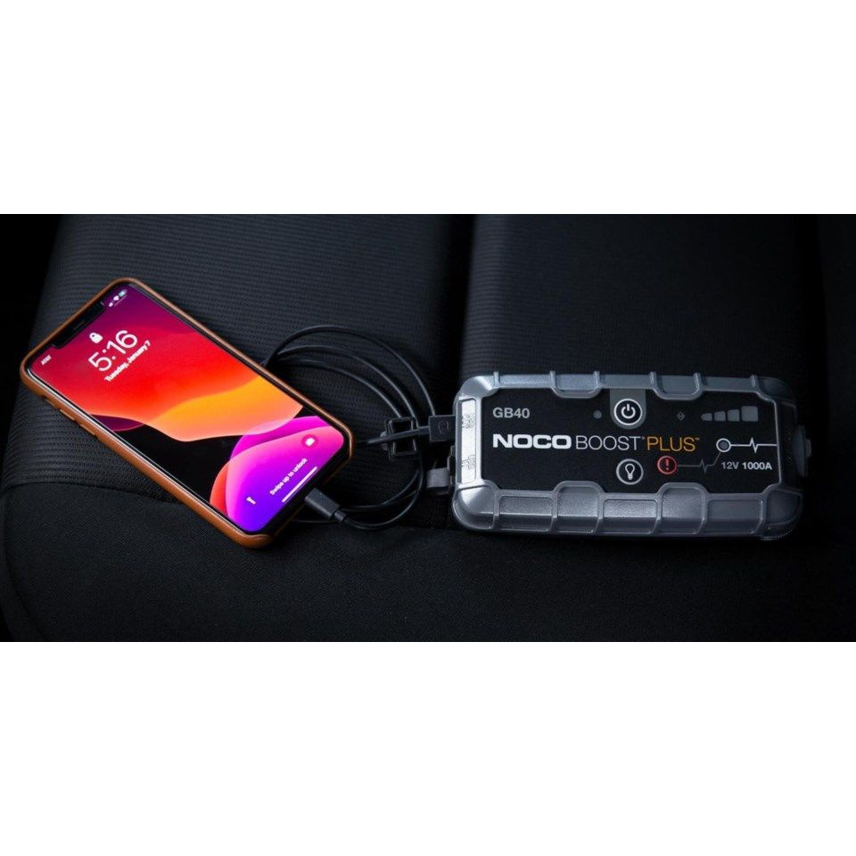 NOCO Boost Plus GB40, startbooster på 1000A