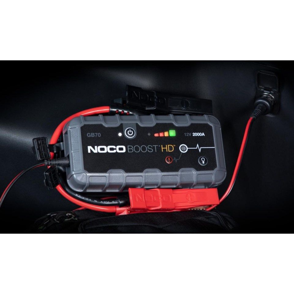 NOCO Boost HD GB70, 12V startbooster på 2000A