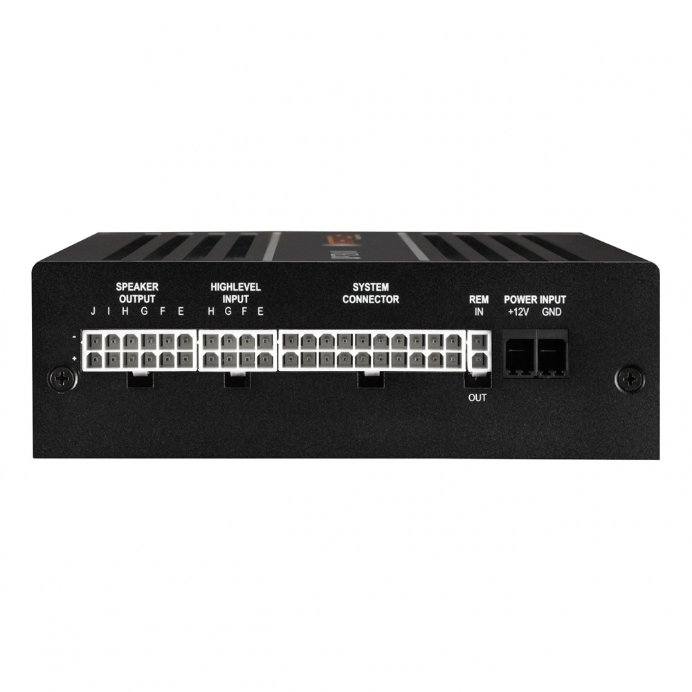 Match UP 10DSP med MEC ANALOG IN, 10-kanaligt slutsteg med ljudprocessor