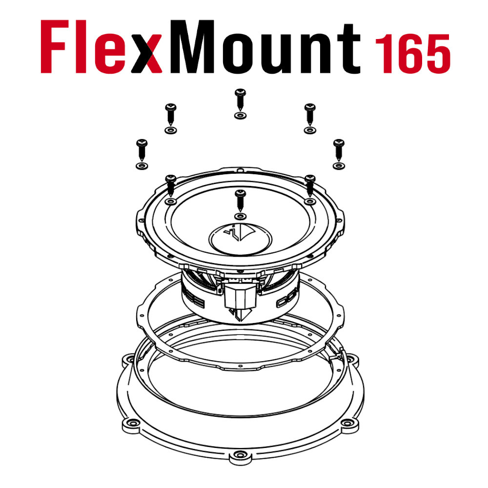 Helix Compose Ci3 K165.2FM-S2 (2 Ohm), mångsidigt 6.5 tums kitsystem