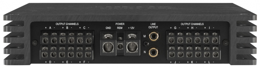 Helix V TWELVE DSP, 12-kanaligt slutsteg med ljudprocessor