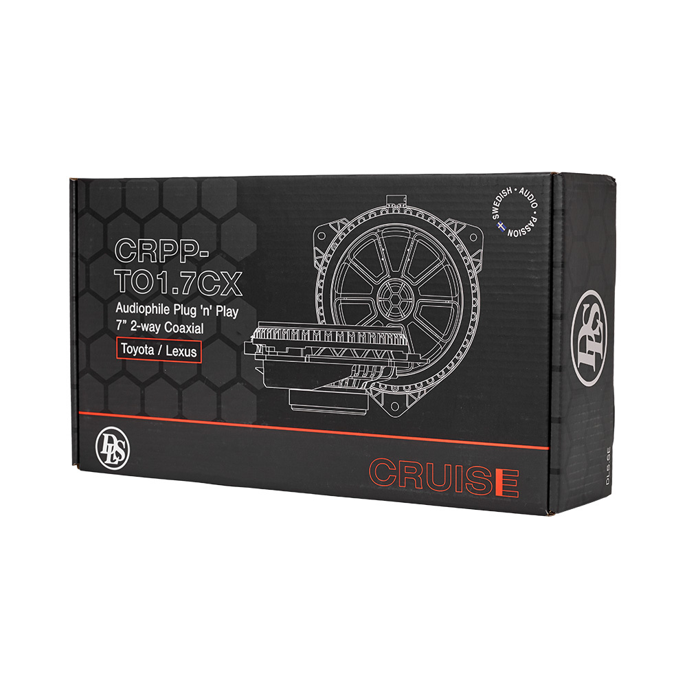 DLS Cruise CRPP-TO1.7CX, modellanpassad koaxialhögtalare till Toyota, Lexus & många fler