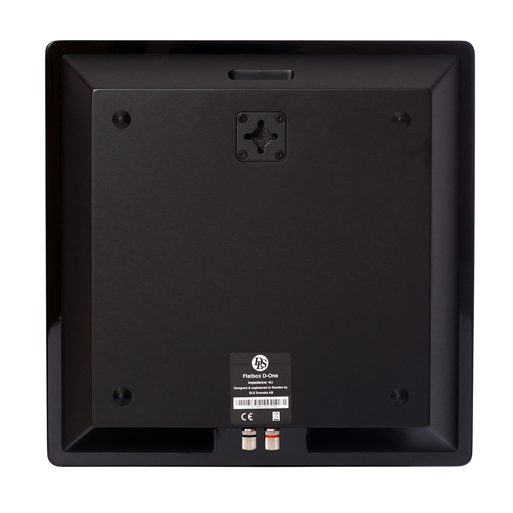 DLS Flatbox D-One vägghögtalare i svart, styck