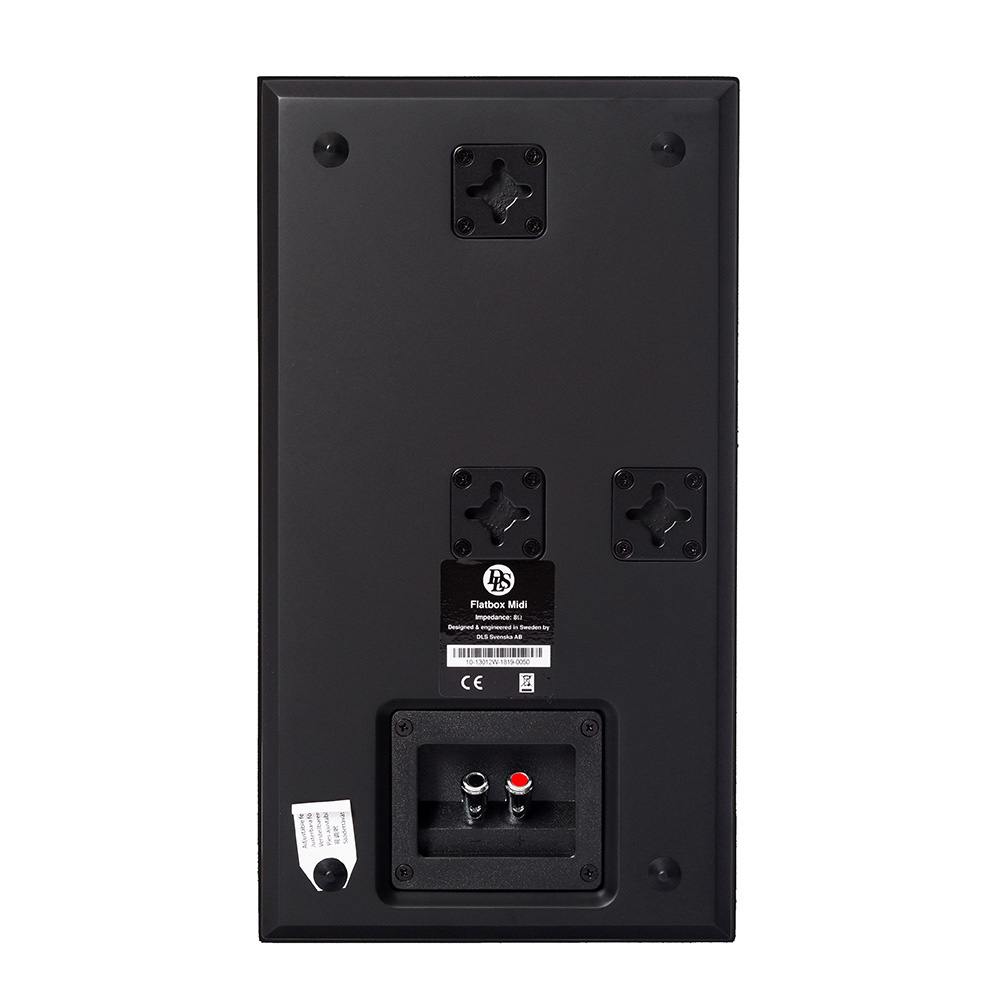 DLS Flatbox Midi on-wall högtalare i mattsvart, styck