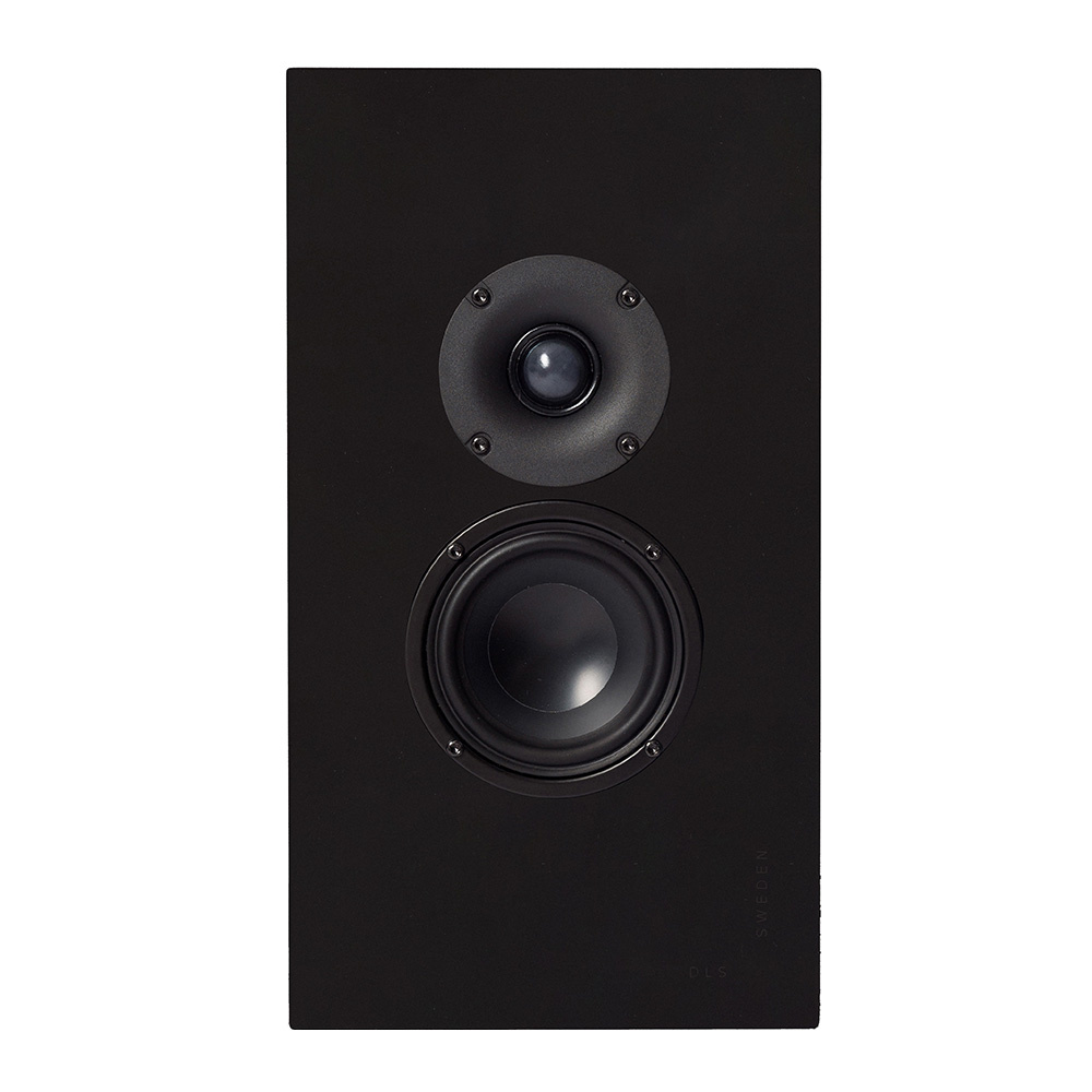 DLS Flatbox Midi on-wall högtalare i mattsvart, styck