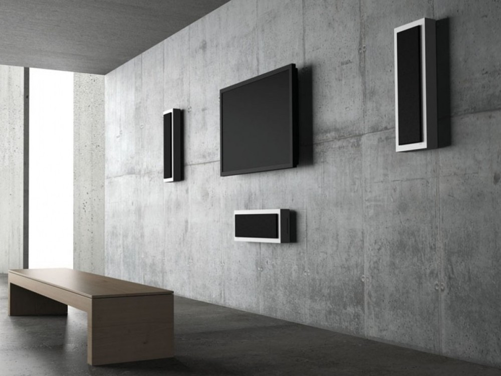 DLS Flatbox XL on-wall högtalare i mattvitt, styck