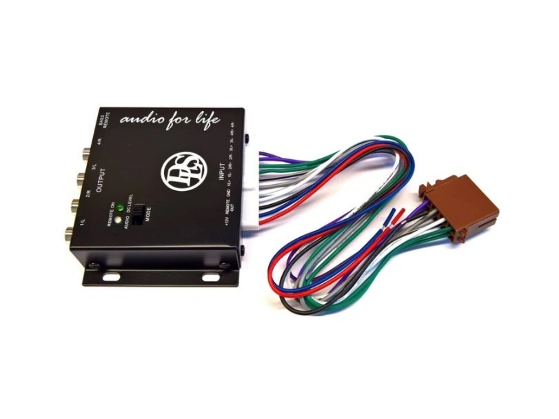 DLS HLC4.2 Hög/Lågnivåomvandlare fyrkanal