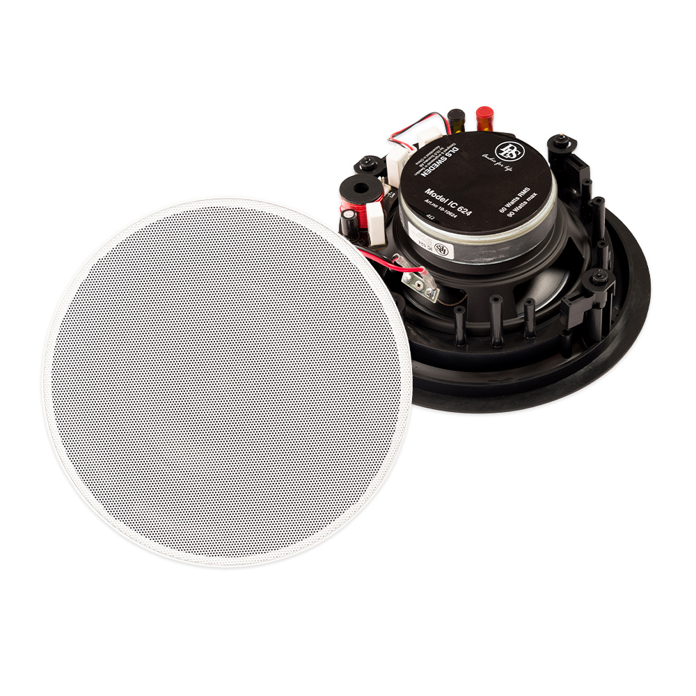 DLS IC624, 6.5'' inbyggnadshögtalare, par