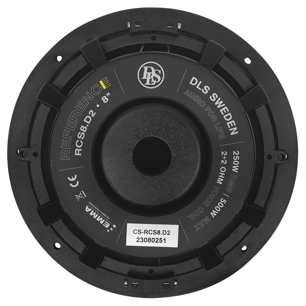 DLS Reference RCS8.D2, slimmad 8 tums bas