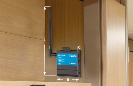 MAXVIEW ROAM, trådlös 3G/4G- & Wi-Fi-router