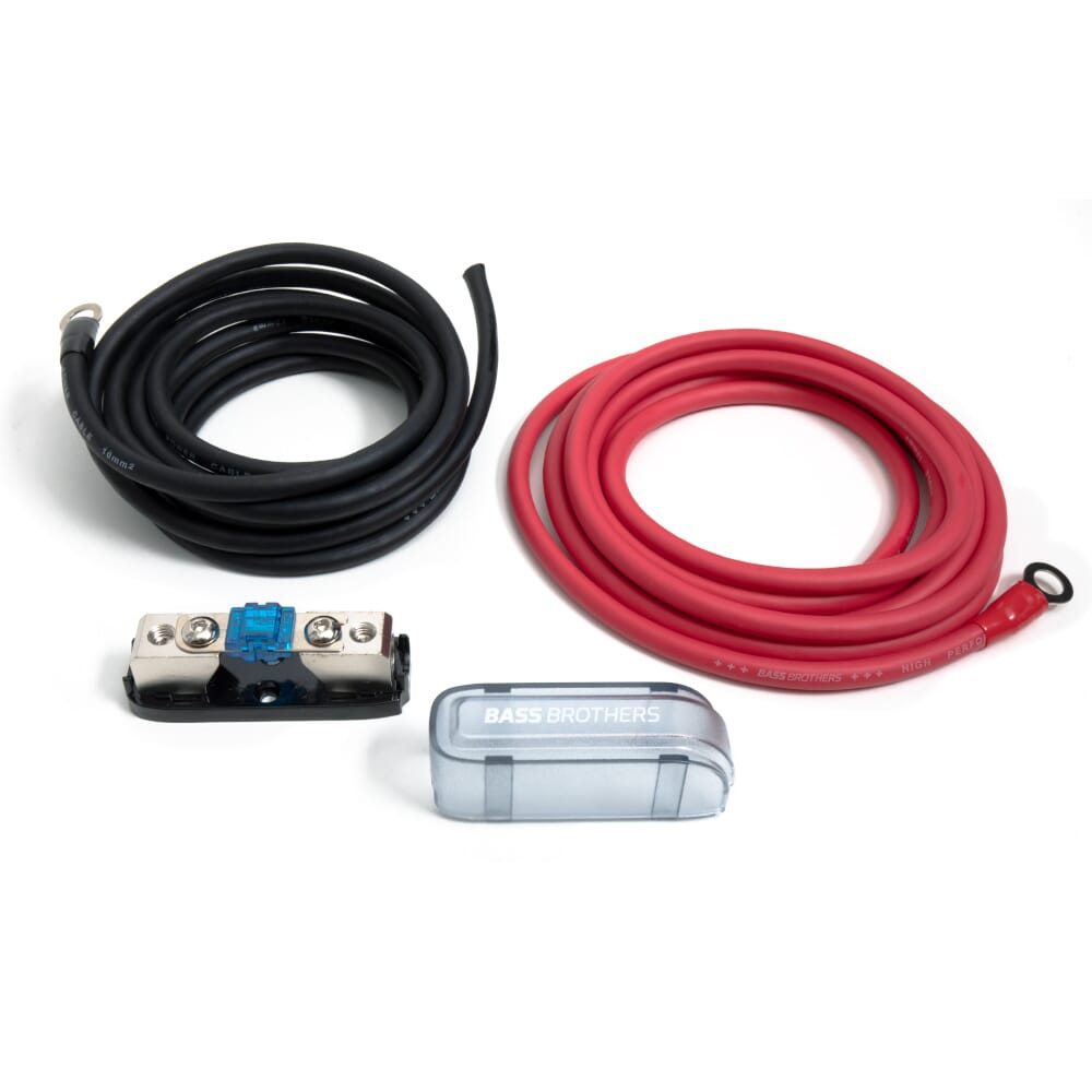 BB 10mm² strömkabelkit, 2.5m+2.5m