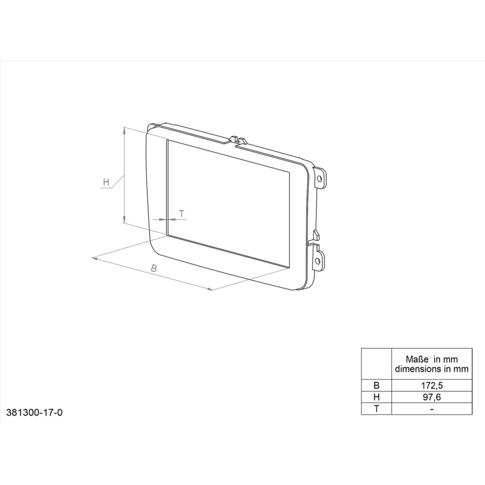 Monteringsram 2-din Toyota Camry 2006- silver