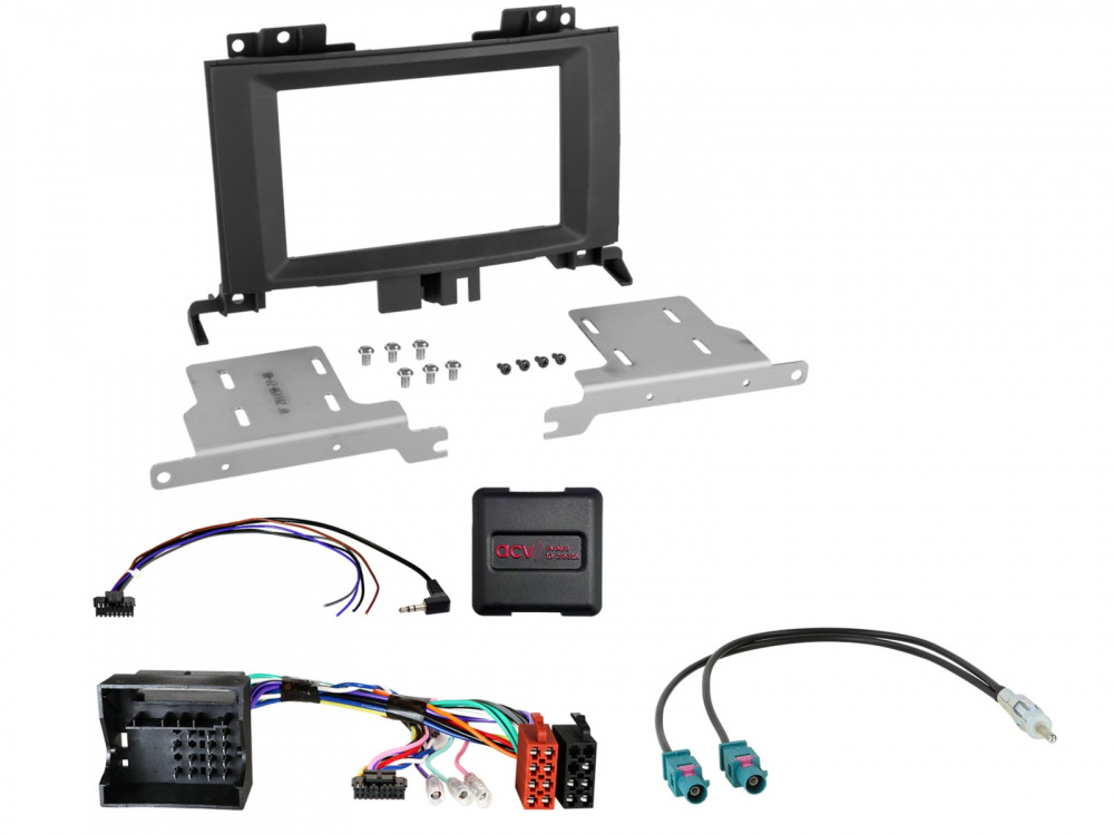 ACV Installationskit till Mercedes Sprinter/VW Crafter, 2-DIN