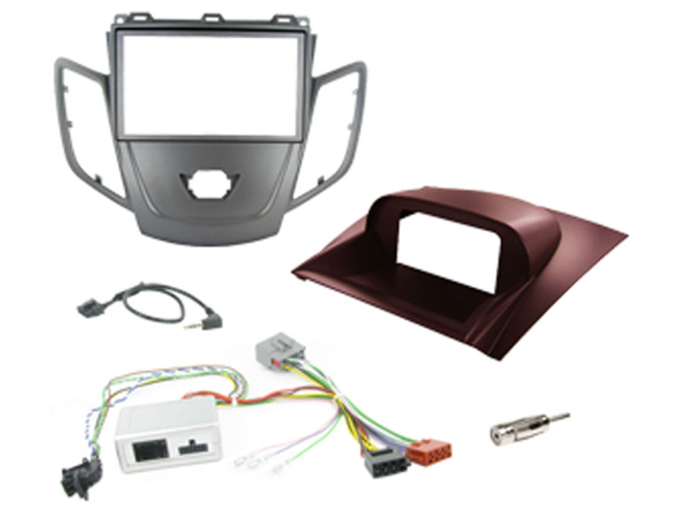 Installationskit Ford Fiesta 08-10, Grafitgrå, Röd