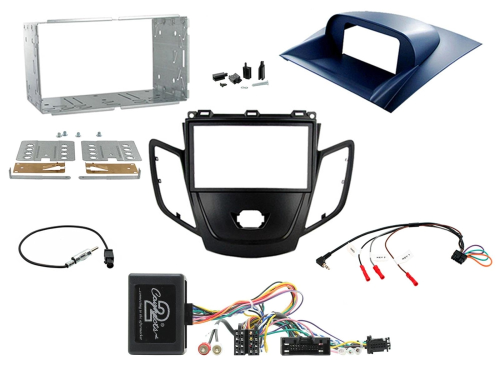 Installationskit Ford Fiesta 10-12, Svart, Blå