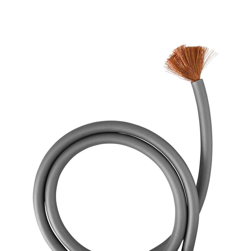 Auto-Connect 2 meter strömkabel CCA 20mm², grå