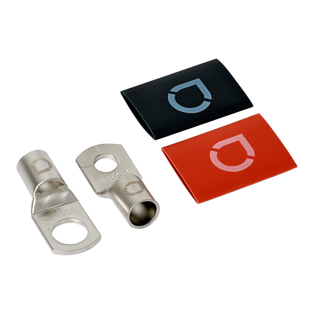 Auto-Connect röd och svart rörkabelsko M8/M12, 35 mm²