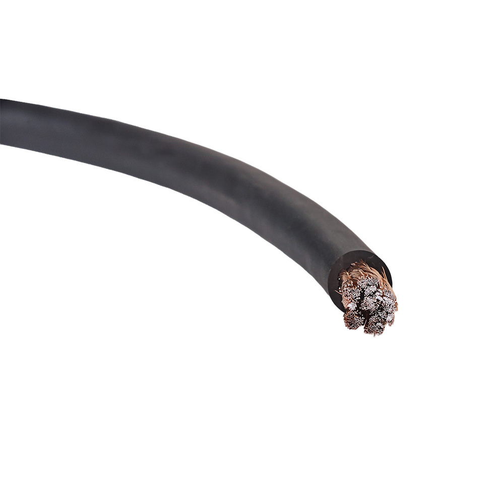 Auto-Connect svart strömkabel CCA 21.6mm², metervara