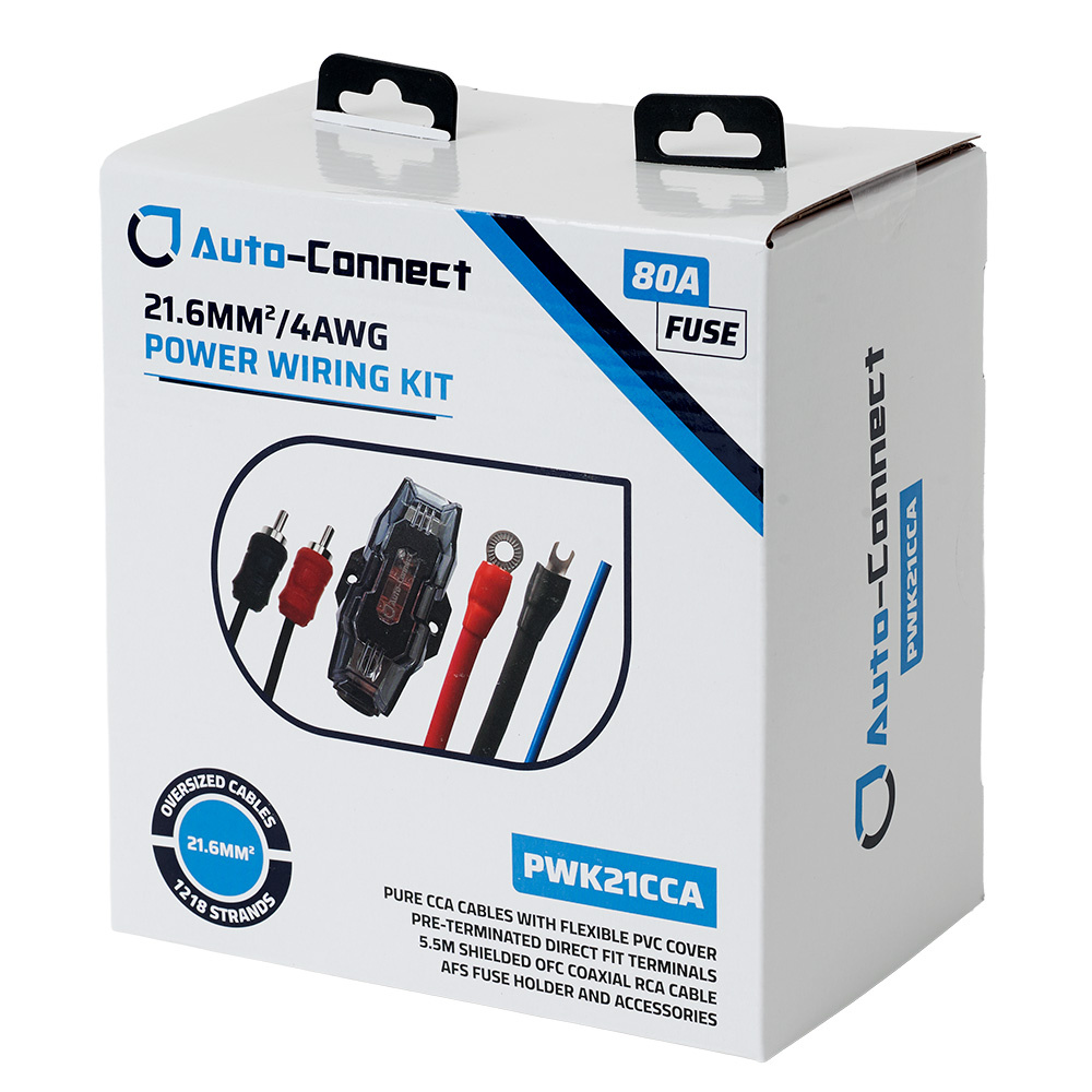 Auto-Connect Pure CCA kabelkit, 21.6mm²