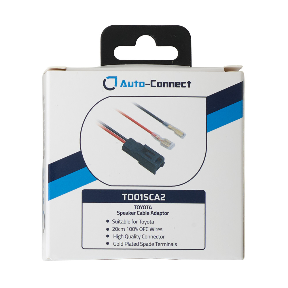 Auto-Connect högtalarkonktakt till nyare Toyota, par