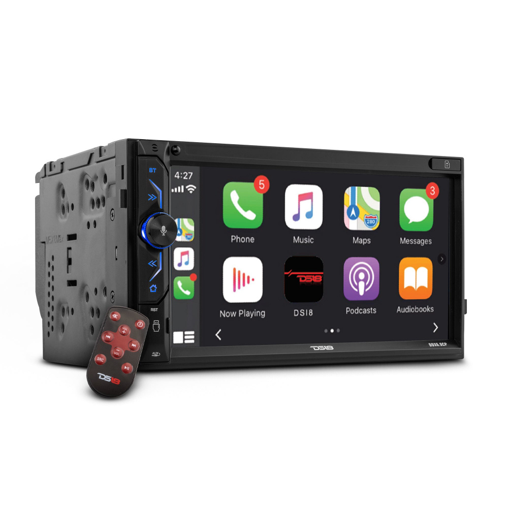 DS18 DDX6.9CP, bilstereo med Apple CarPlay, Bluetooth och USB
