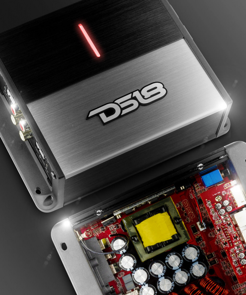 DS18 ION1000.4D, kompakt fyrkanaligt slutsteg