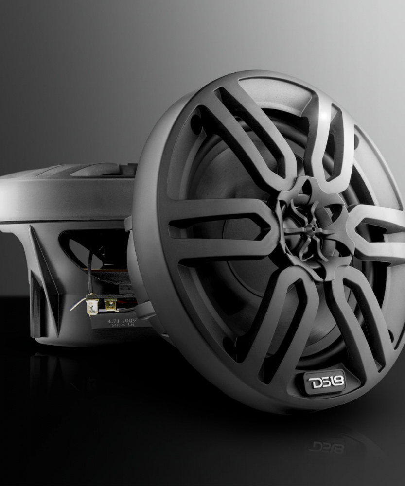 DS18 MP6/BK, svarta 6.5 tums marinhögtalare, par