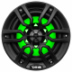 DS18 NXL-6, svart 6.5 tums marinhögtalare med LED, par DS18 NXL-6, svart 6.5 tums marinhögtalare med LED, par