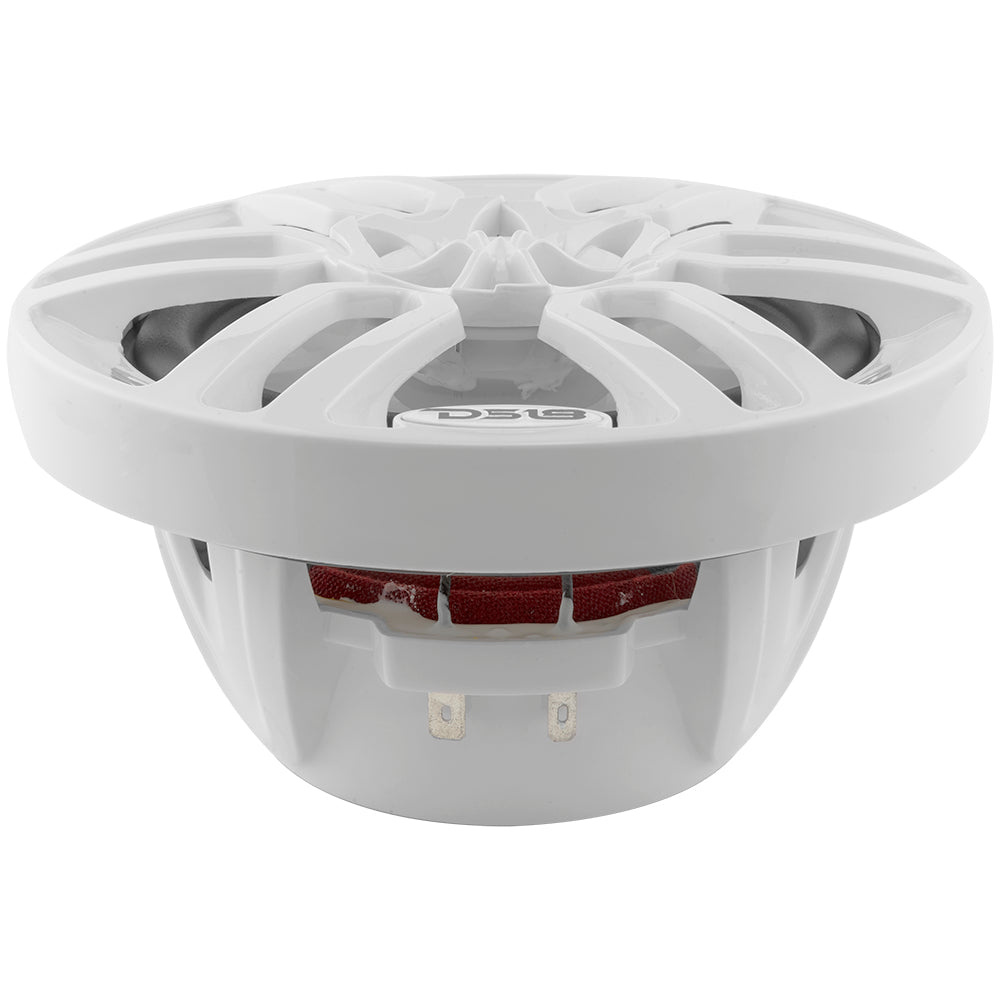 DS18 NXL-6, vita 6.5 tums marinhögtalare med LED, par