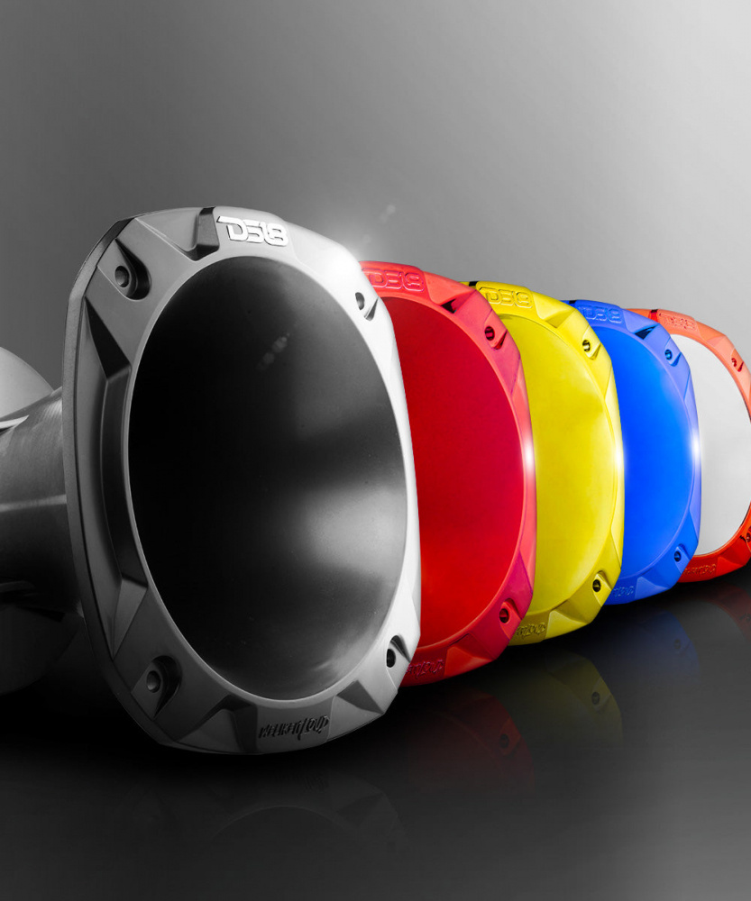 DS18 PRO-HP102/CRD, rött 2tums horn till driver