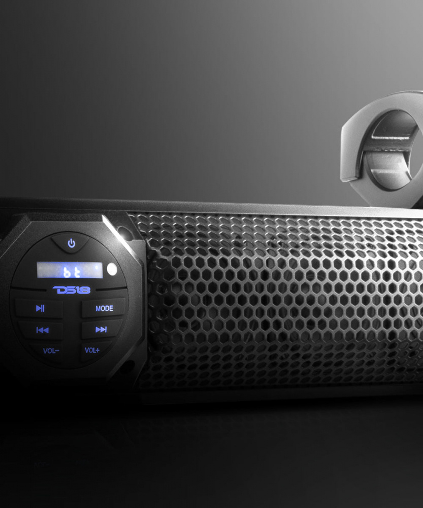 DS18 SB37BT, 37tum vädertålig soundbar med Bluetooth och fjärrkontroll