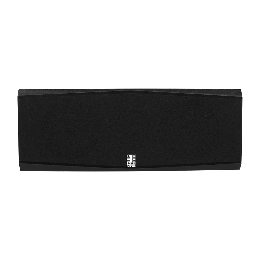 System One C25B centerhögtalare, svart