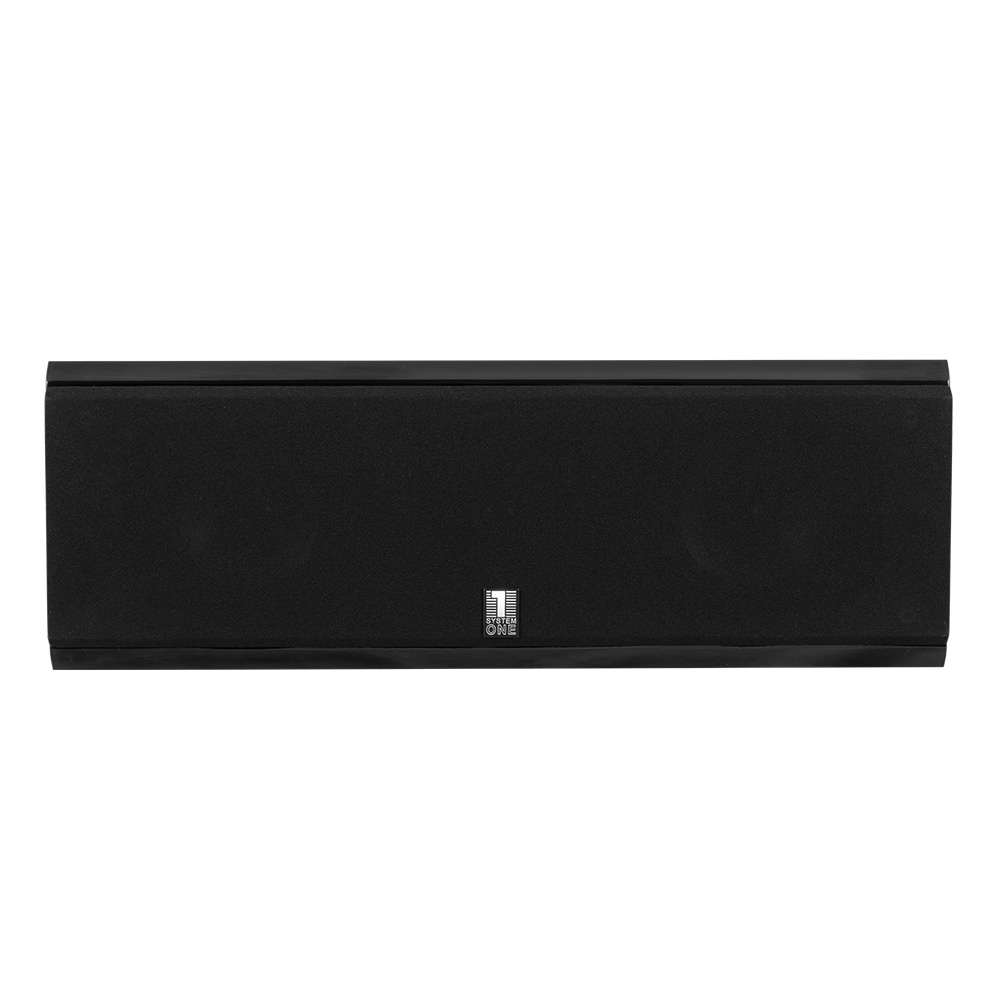 System One SC-155B centerhögtalare, svart