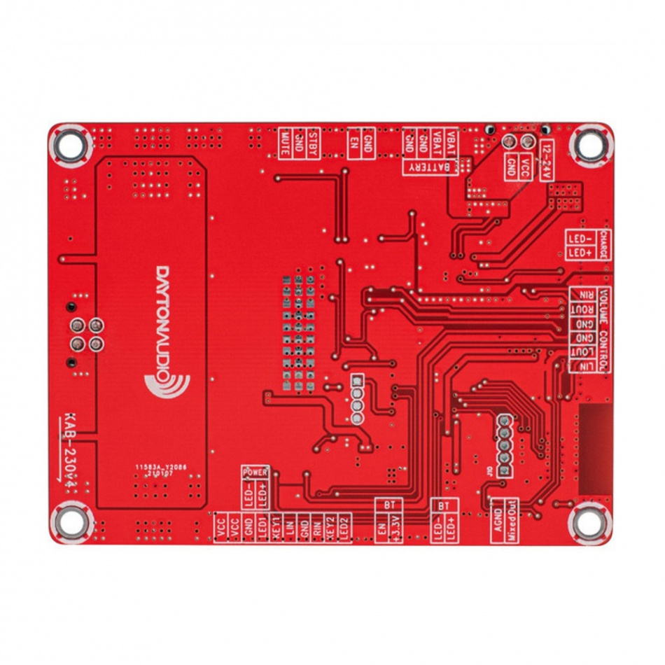 Dayton Audio KAB-230 v4, klass D-förstärkarkort med Bluetooth