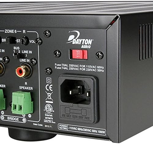 Dayton Audio MA1240a, multiroomförstärkare