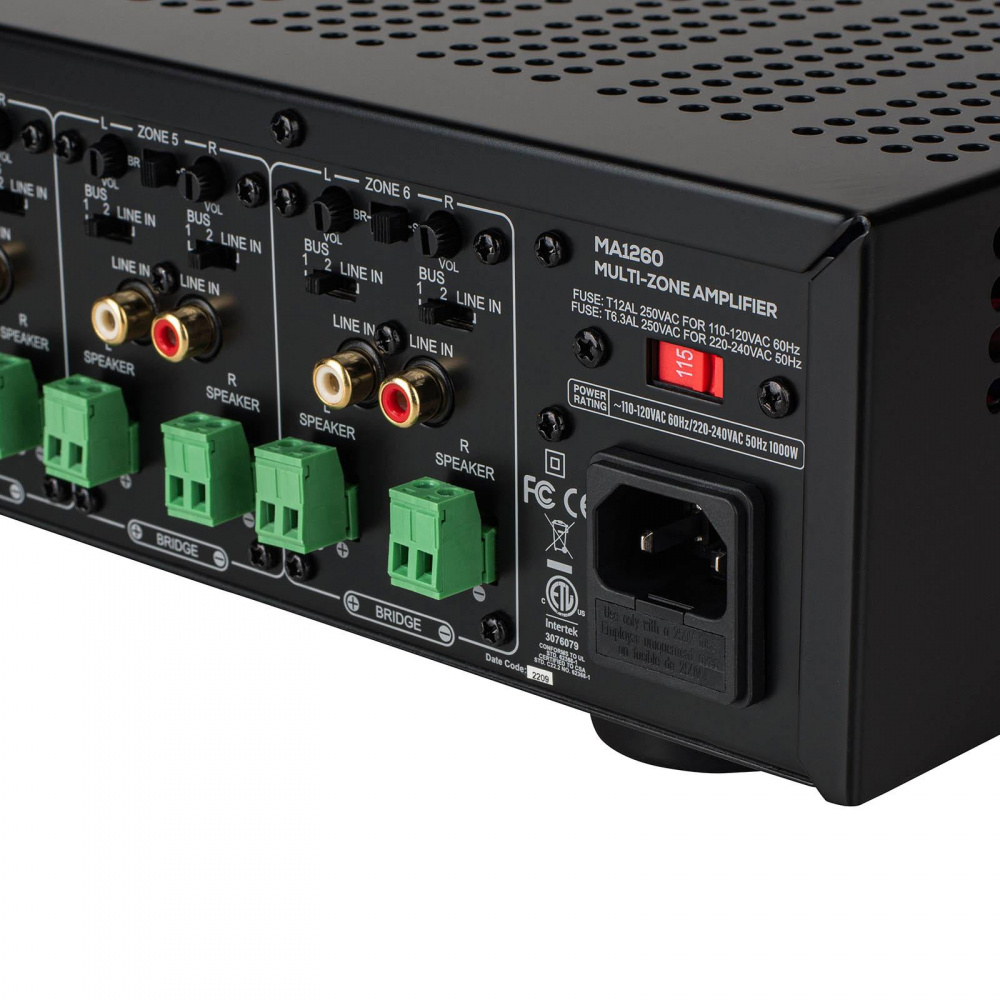 Dayton Audio MA1260, multiroomförstärkare