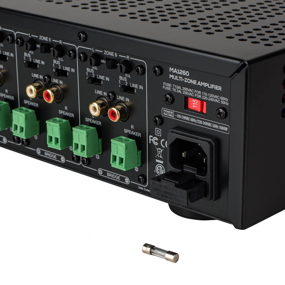 Dayton Audio MA1260, multiroomförstärkare