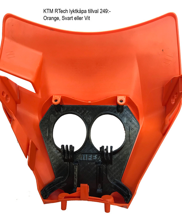 KTM 2017-2019 3D print Lampfäste Nizled 2xE30F/E40F