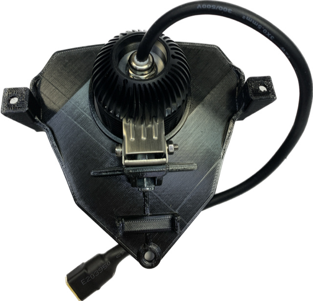 Lampfäste Beta -2019, NIZLED R40DRL kallvit (40w) utan kåpa