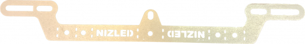 Hjälmfäste bakflyttad för 1, 2 eller 3 st E40F lampor